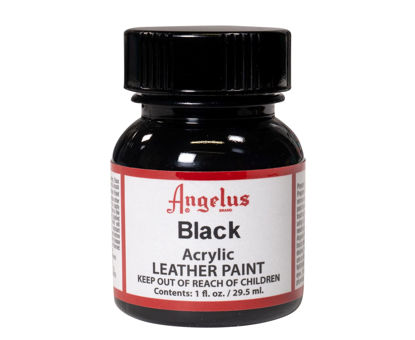 Picture of Angelus Acrylic Leather Paint Black 1oz