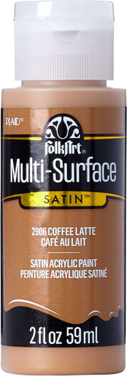 Picture of FolkArt Multi-Surface Paint in Assorted Colors (2 oz), 2906, Coffee Latte