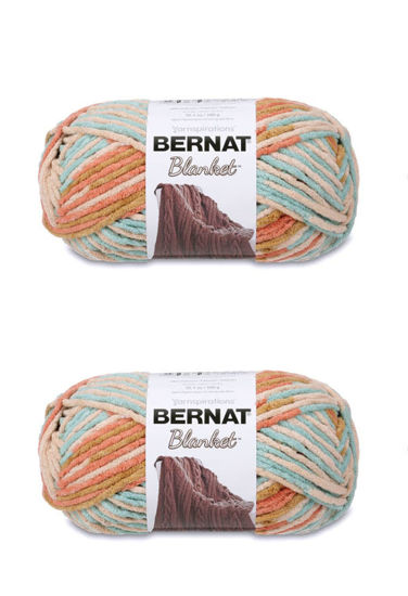 GetUSCart- Bernat Blanket Sailor's Delight Yarn - 2 Pack of 300g/10.5oz -  Polyester - 6 Super Bulky - 220 Yards - Knitting/Crochet