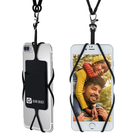 GetUSCart Gear Beast Cell Phone Lanyard Neck Phone Holder w