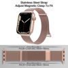 Picture of EPULY Compatible with Apple Watch Band 42mm 44mm 45mm 49mm 38mm 40mm 41mm,Stainless Steel Mesh Loop Magnetic Clasp for iWatch Bands Ultra Series 8 SE 7 6 5 4 3 2 1 Women Men-49mm/45mm/44mm/42mm Champagme gold