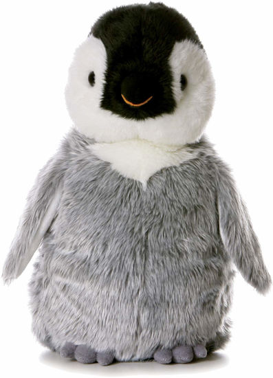 Picture of Aurora® Adorable Flopsie™ Penny Penguin™ Stuffed Animal - Playful Ease - Timeless Companions - Gray 12 Inches