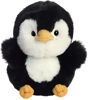 Picture of Aurora® Round Rolly Pet™ Peewee Penguin™ Stuffed Animal - Adorable Companions - On-The-Go Fun - Black 5 Inches