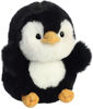 Picture of Aurora® Round Rolly Pet™ Peewee Penguin™ Stuffed Animal - Adorable Companions - On-The-Go Fun - Black 5 Inches