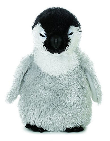 Picture of Aurora® Adorable Mini Flopsie™ Baby Emperor Stuffed Animal - Playful Ease - Timeless Companions - Gray 8 Inches