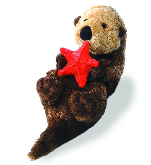 Picture of Aurora® Adorable Mini Flopsie™ Otto™ Stuffed Animal - Playful Ease - Timeless Companions - Brown 8 Inches