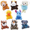 Picture of JOYIN 24 Pack Mini Animal Plush Toy Assortment (24 Units 3" Each), Animals Keychain Decoration for Kids, Small Stuffed Animal Bulk for Kids, Carnival Prizes, Claw Machine Prizes, Last Day of School Gifts