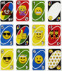 Picture of UNO Emoji Card Game for Family Night, Travel Game with Emoji Graphics & Special Rule for 2-10 Players