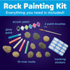 Picture of Creativity for Kids Glow in the Dark Rock Painting Kit - Painting Rocks Craft, Arts and Crafts for Ages 6-8+, Creative Gifts for Kids