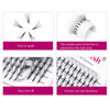 Picture of Premade Fans Eyelash Extensions 10D Premade Volume Eyelash Extensions 0.07 Thickness Pointed Base Middle Stem Eyelash Extension CC Curly Premade Lash Fans (10D-0.07CC, 15-20mm)