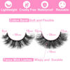 Picture of 3D mink Lashes 2 Style Russian Lashes Extension 14 Pairs Wispy False Eyelashes Natural Look Kiromiro Strip Eyelashes Pack