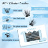 Picture of Lash Clusters 96 Pcs Cluster Lashes Eyelash Clusters DIY Cluster Eyelash Extensions Individual Lashes Thin Band & Soft(Cloudy,D-14-20mix)