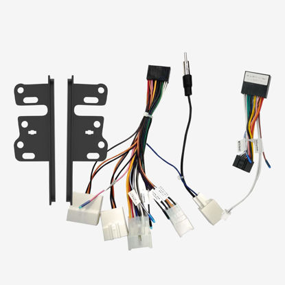 Picture of ATOTO AC-TYKT07W Including Side Extension Parts and Power Connector, Compatible with Toyota Models with 205mm*104mm Dash Opening, only Compatible with ATOTO Head Units