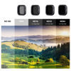 Picture of YALLSAME ND Filter CPL Filter Set for GoPro HERO11 HERO10 HERO9 Black with ND64 ND32 ND16 ND8 CPL Lens Cap Go Pro ND Filter Professinal Photography Accessories Kit for GoPro 11 10 9 Action Camera