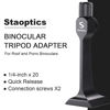 Picture of Staoptics Binocular Tripod Adapter Quick Release with 38mm Mounting Base 1/4-20 Inch Thread Removable Accessories for 8x42 10x50 12x60 15x56 15x60 15x70 20x60 25x70 Roof and Porro Binoculars.