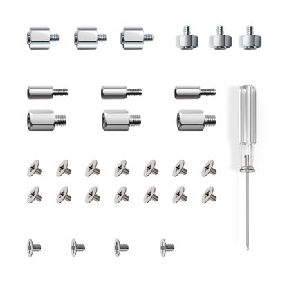 Picture of 30PC M.2 Nvme SSD Screw Kit, M.2 Standoff and Mounting Screws for Asus ASRock Gigabyte MSI Motherboard & Nvme SSD, for Laptop PC Repair & DIY