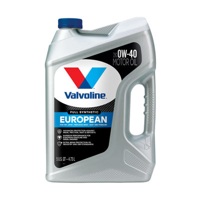 Picture of Valvoline European Vehicle Full Synthetic 0W-40 Motor Oil 5 Quart