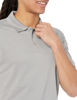 Picture of Amazon Essentials Men's Slim-Fit Quick-Dry Golf Polo Shirt, Light Grey Heather, Medium