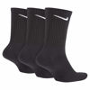 Picture of Nike Everyday Cushion Crew Training Socks, Unisex Socks with Sweat-Wicking Technology and Impact Cushioning (3 Pair), Black/White, Medium