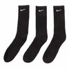 Picture of Nike Everyday Cushion Crew Training Socks, Unisex Socks with Sweat-Wicking Technology and Impact Cushioning (3 Pair), Black/White, Medium