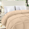 Picture of Utopia Bedding Comforter Duvet Insert - Quilted Comforter with Corner Tabs - Box Stitched Down Alternative Comforter (King, Beige)