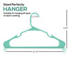 Picture of Utopia Home Clothes Hangers 50 Pack - Plastic Hangers Space Saving - Durable Coat Hanger with Shoulder Grooves (Aqua)