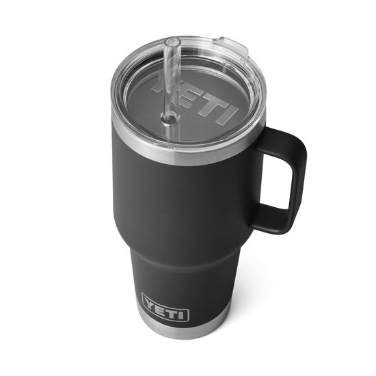 Picture of YETI Rambler 35 oz Straw Mug, Vacuum Insulated, Stainless Steel, Black