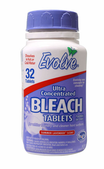 Picture of Evolve Concentrated Bleach Tablets, 1- 32ct (Summer Lavender)