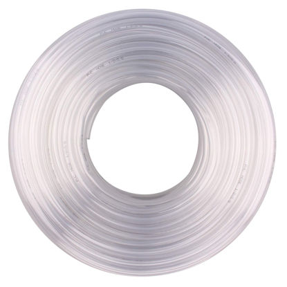 Picture of DERNORD PVC Tubing 1/2"ID X 5/8"OD Flexible Clear Vinyl Hose 100 Feet for Food Grade