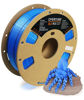 Picture of OVERTURE Silk Filament PLA 1.75mm Clog-Free Shiny 3D Printer Filament, 1kg Spool (2.2lbs), Dimensional Accuracy +/- 0.03 mm, Fit Most FDM Printer,Silk Blue