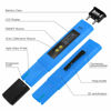 Picture of PH Meter for Water Hydroponics Digital PH Tester Pen 0.01 High Accuracy Pocket Size with 0-14 PH Measurement Range for Household Drinking, Pool and Aquarium (Blue)