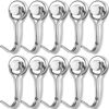 Picture of E BAVITE Swivel Swing Magnetic Hooks, 25lbs Powerful Magnetic Hooks, Strong Neodymium Rare Earth Magnetic Hooks. Perfect for Refrigerator, Kitchen and Other Magnetic Surfaces, Pack of 10