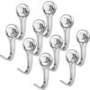 Picture of E BAVITE Swivel Swing Magnetic Hooks, 25lbs Powerful Magnetic Hooks, Strong Neodymium Rare Earth Magnetic Hooks. Perfect for Refrigerator, Kitchen and Other Magnetic Surfaces, Pack of 10