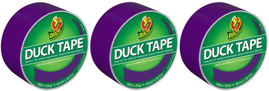 Duck Brand 1.88 in. x 20 yd. Violet Colored Duct Tape, Purple