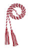 Picture of Graduation Honor Cord - RED/LT Pink/White - Every School Color Available - Made in USA - by Tassel Depot