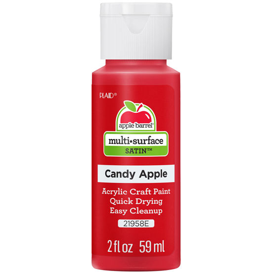 Picture of Apple Barrel Multi Surface Acrylic Paint, 2 oz, Candy Apple 2 Fl Oz