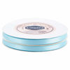 Picture of VATIN 1/4 inches Double Faced Light Blue/Baby Blue Polyester Satin Ribbon - 50 Yards for Gift Wrapping Ornaments Party Favor Braids Baby Shower Decoration Floral Arrangement Craft Supplies