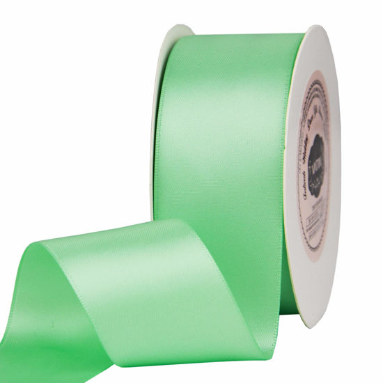 Picture of VATIN 1-1/2" Wide Double Faced Polyester Mint Satin Ribbon Continuous Ribbon-Continuous 25 Yard, Perfect for Wedding, Gift Wrapping, Bow Making & Other Projects