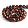 Picture of Nancybeads 45pcs 8mm Natural Red Tiger's Eye Gemstone Round Spacer Loose Stone Beads for Jewelry Making 15.5" 1 Strand (Red Tiger's Eye, 8mm 45Beads)