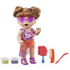 Picture of Baby Alive Sunshine Snacks Doll, Eats and Poops, Summer-Themed Waterplay Baby Doll, Ice Pop Mold, Toy for Kids Ages 3 and Up, Brown Hair