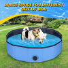 Picture of Dog Pool JECOO Kiddie Pool Hard Plastic Foldable Dog Bathing Tub Portable Outside Kids Swimming Pool for Pets and Dogs