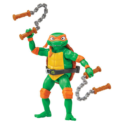 Picture of Teenage Mutant Ninja Turtles: Mutant Mayhem 4.25” Michelangelo Basic Action Figure by Playmates Toys