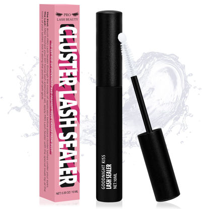 Picture of PRO Lash Sealant for Lash Clusters Clear Lash Sealer Cluster Lashes Coating Eyelash Sealer Extend Lash Wear Up to 14 Days Long Lasting Waterproof and Oilproof 10ml Clear