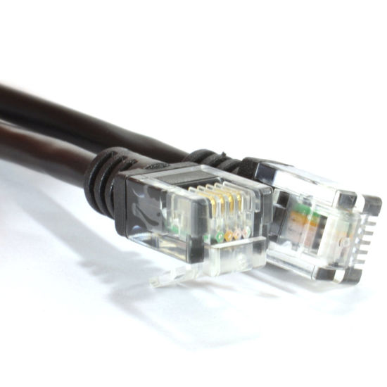 Picture of kenable ADSL 2+ High Speed Broadband Modem Cable RJ11 to RJ11 1m (~3 feet) Black