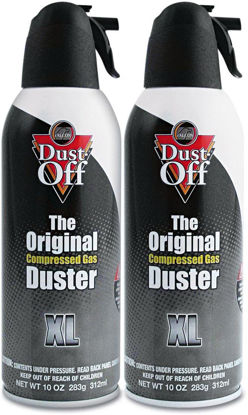 Picture of Falcon Dust-Off 10 oz 152a Disposable Duster Spray Can with Nozzle, 2 Pack