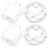 Picture of iPhone Charger Fast Charging,【Apple MFi Certified】 2Pack 20W Type C Fast Charger Block with 6FT USB C to Lightning Cable for iPhone 14/13/13 Pro/12/12 Pro/12 Pro Max/11/Xs Max/XR/X,iPad,AirPods Pro