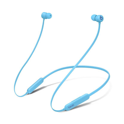 Picture of Beats Flex Wireless Portable Bluetooth Earbuds Built-in Microphone - Flame Blue (Renewed)