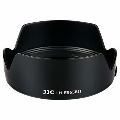 Picture of 50mm Reversible Lens Hood Shade Fit for Canon RF 50mm f/1.8 STM Lens Replaces Canon ES-65B Hood Tulip Flower Design on Canon EOS R6 R5 RP R Cameras