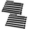 Picture of Reniteco Socket Organizer Drive ABS Tools - Black Socket Holder, Premium Quality 12 Pieces Socket Holders Kit 1/4-Inch x 64 Clips, 3/8-Inch x 60 Clips, 1/2-Inch x 48 Clips（12PC,Black)