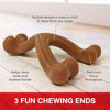 Picture of Nylabone Ergonomic Hold & Chew Wishbone Power Chew Durable Dog Toy Small - Up to 25 lbs.